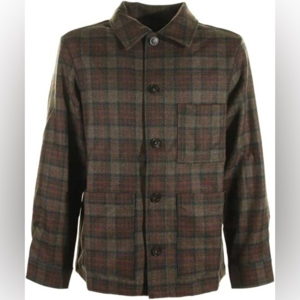A.P.C Flannel Check Jacket